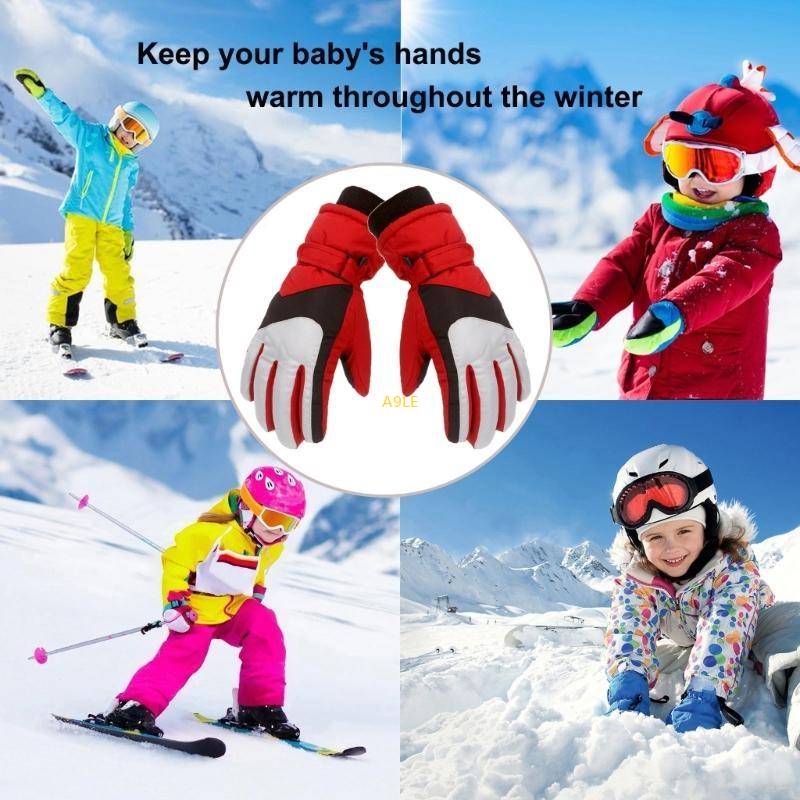 Waterproof Mitten Ski - Children Winter Gloves Kid Waterproof Windproof