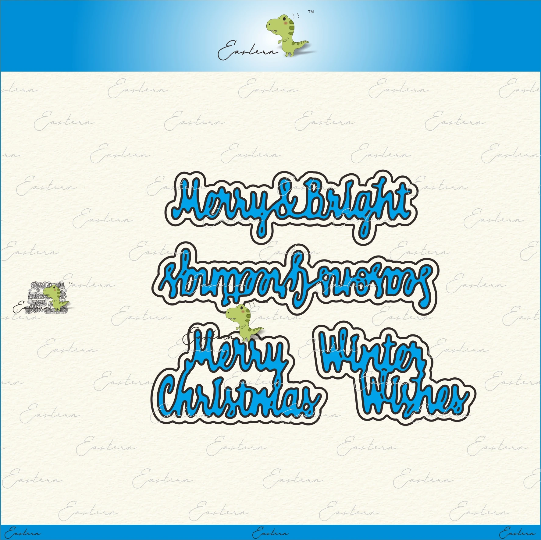 Winter Clothing Words - Winter Words Die Set metal cutting
