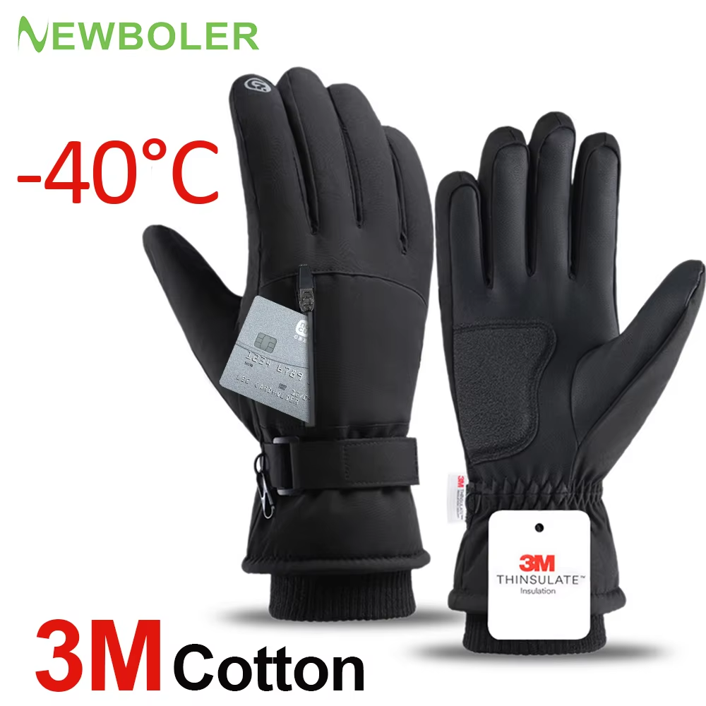 Waterproof Mitten Ski - Men Winter Waterproof Cycling Gloves Outdoor