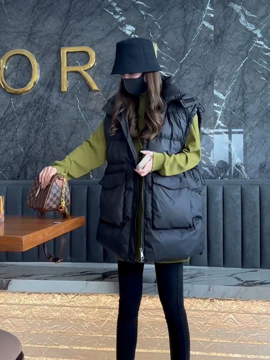 Down Vest Ultralight - Women Winter Down Cotton Vest Jacket