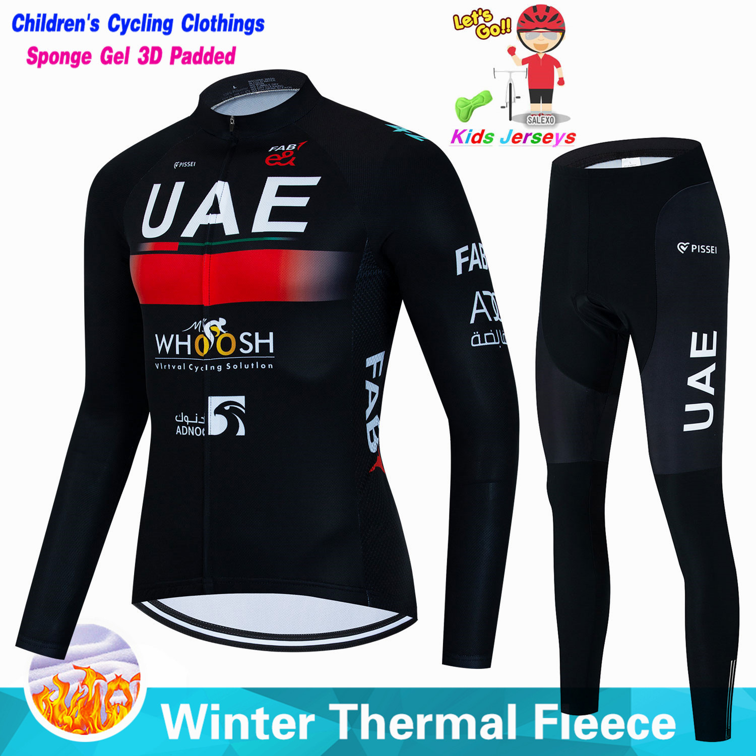 Uae Kids Winter Fleece Cycling - Winter Clothing Kids Sale review and price