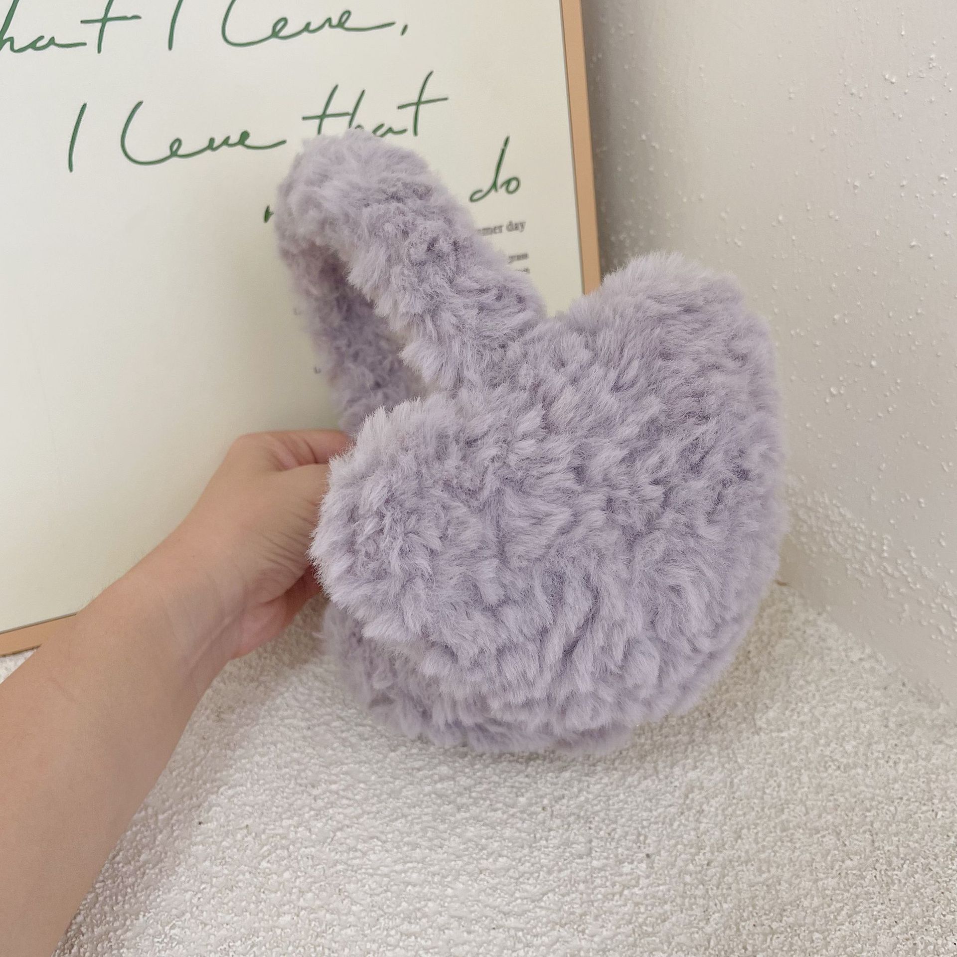 Heart Lambswool Plush Earmuffs - Winter Clothing Earmuffs review and price