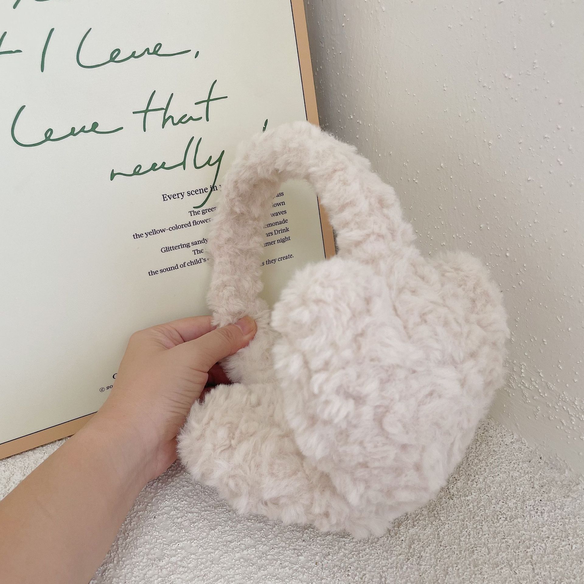 Heart Lambswool Plush Earmuffs - Winter Clothing Earmuffs review and price