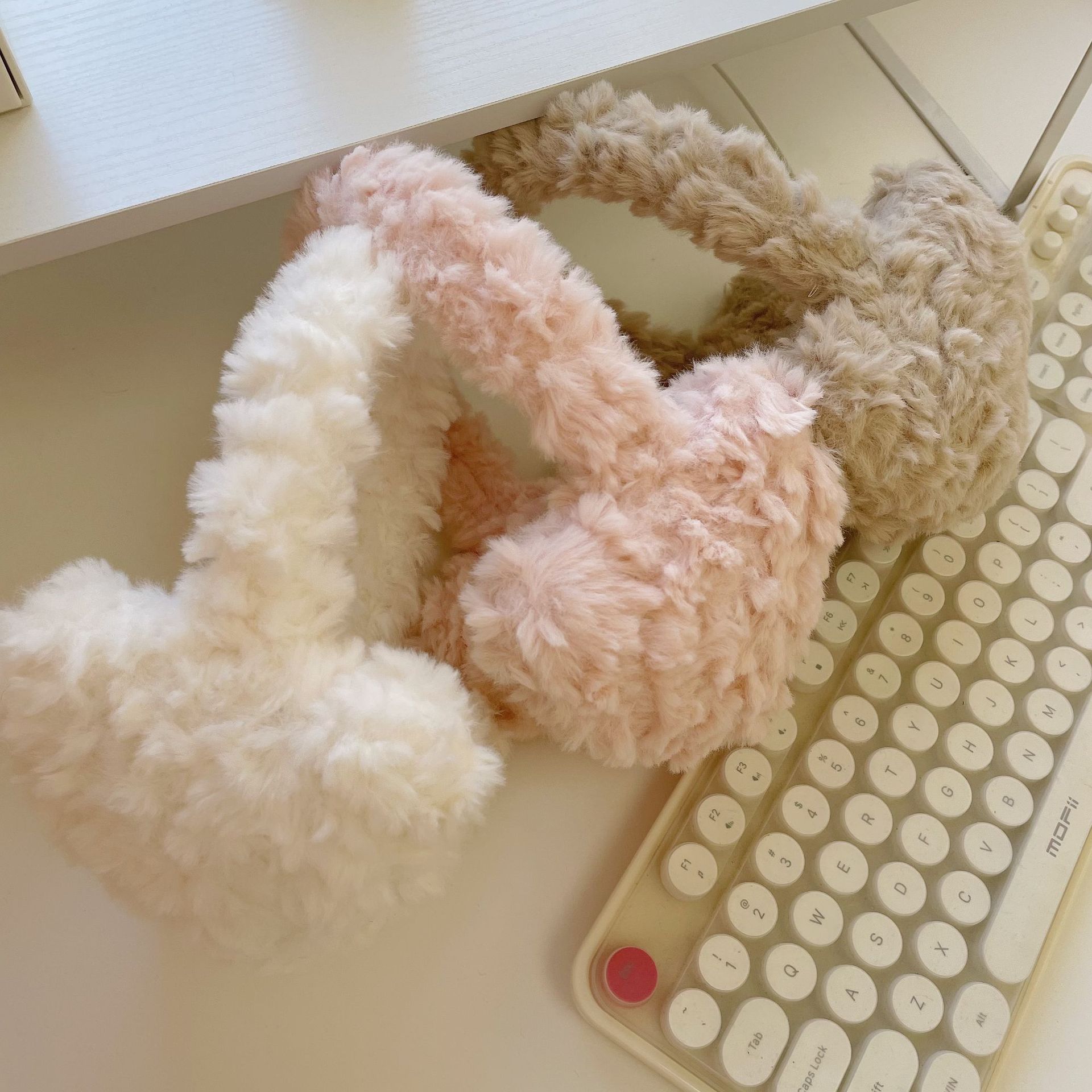 Heart Lambswool Plush Earmuffs - Winter Clothing Earmuffs review and price