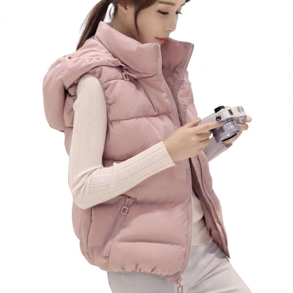 Women Sleeveless Pocket Hooded - Down Vest Ultralight review and price