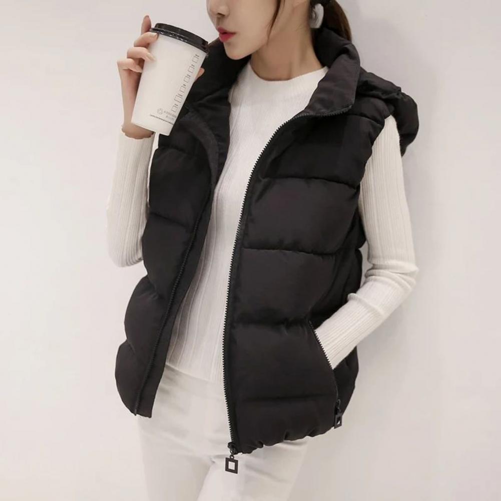 Women Sleeveless Pocket Hooded - Down Vest Ultralight review and price