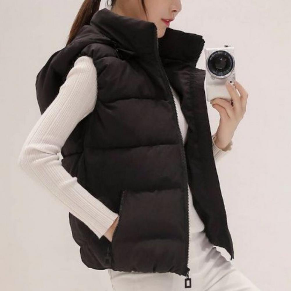 Women Sleeveless Pocket Hooded - Down Vest Ultralight review and price
