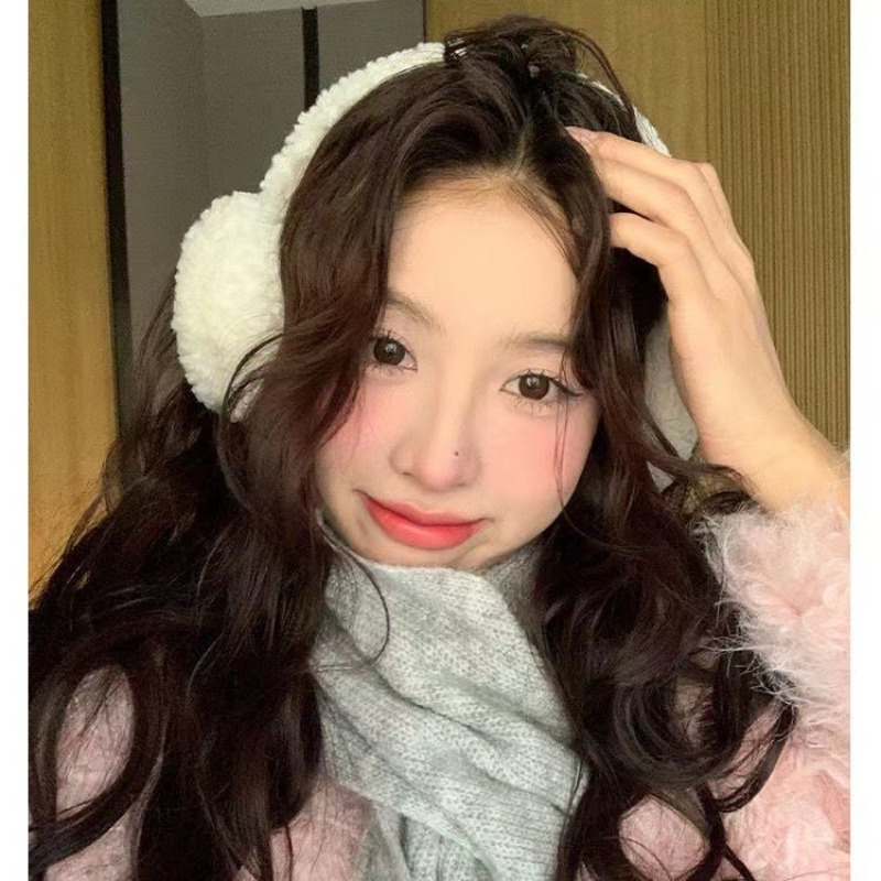 Minimalist Lambswool Plush Ear - Winter Clothing Earmuffs review and price