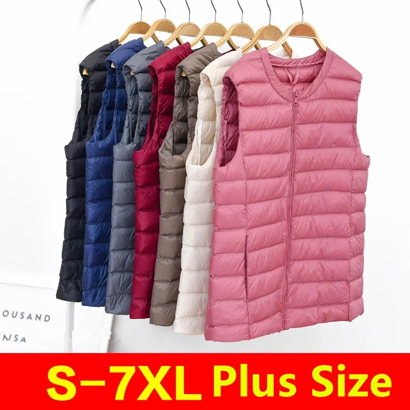 8 Colors Women Sleeveless Zipp - Down Vest Ultralight review and price