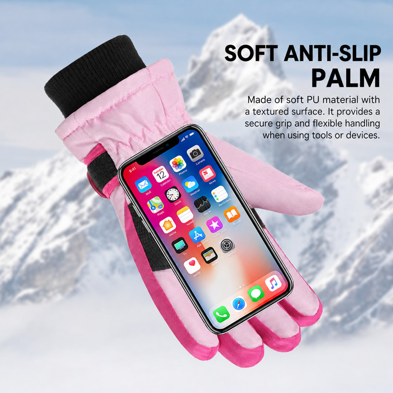 Kids Winter Ski Gloves Waterpr - Waterproof Mitten Ski review and price