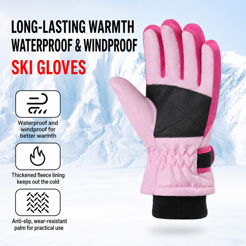 Kids Winter Ski Gloves Waterpr - Waterproof Mitten Ski review and price