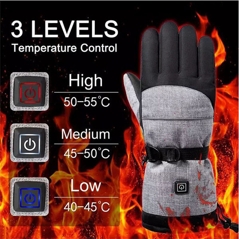 Cotton Heating Winter Gloves E - Waterproof Mitten Ski review and price
