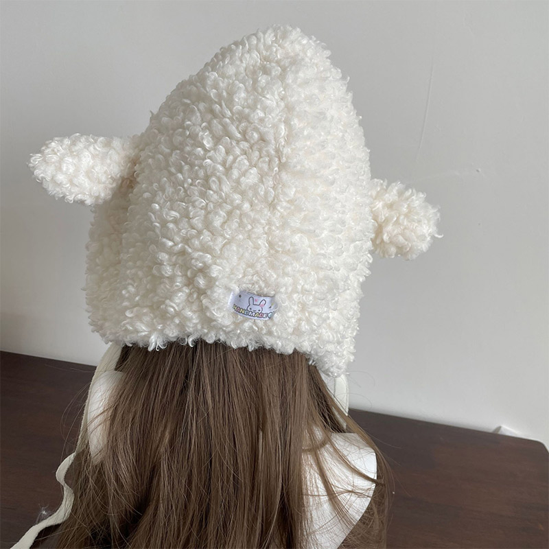 Winter White Plush Sheep Warm  - Winter Clothing Earmuffs review and price