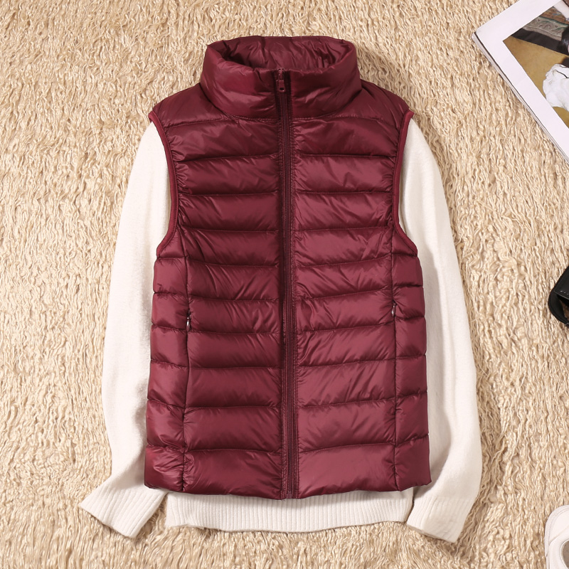 New Women Sleeveless Women's U - Down Vest Ultralight review and price