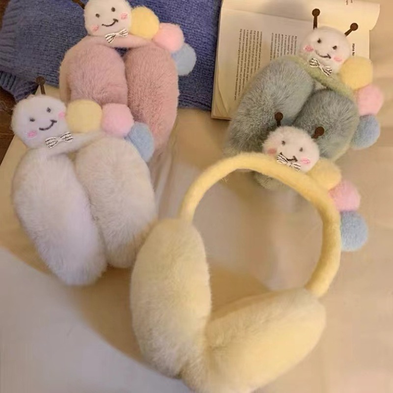 New Cute Funny Plush Caterpill - Winter Clothing Earmuffs review and price