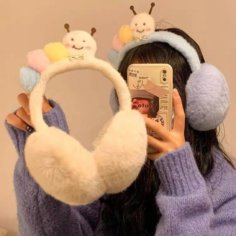 New Cute Funny Plush Caterpill - Winter Clothing Earmuffs review and price