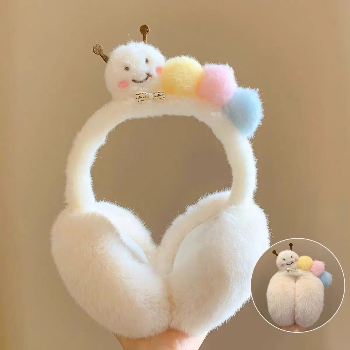 New Cute Funny Plush Caterpill - Winter Clothing Earmuffs review and price