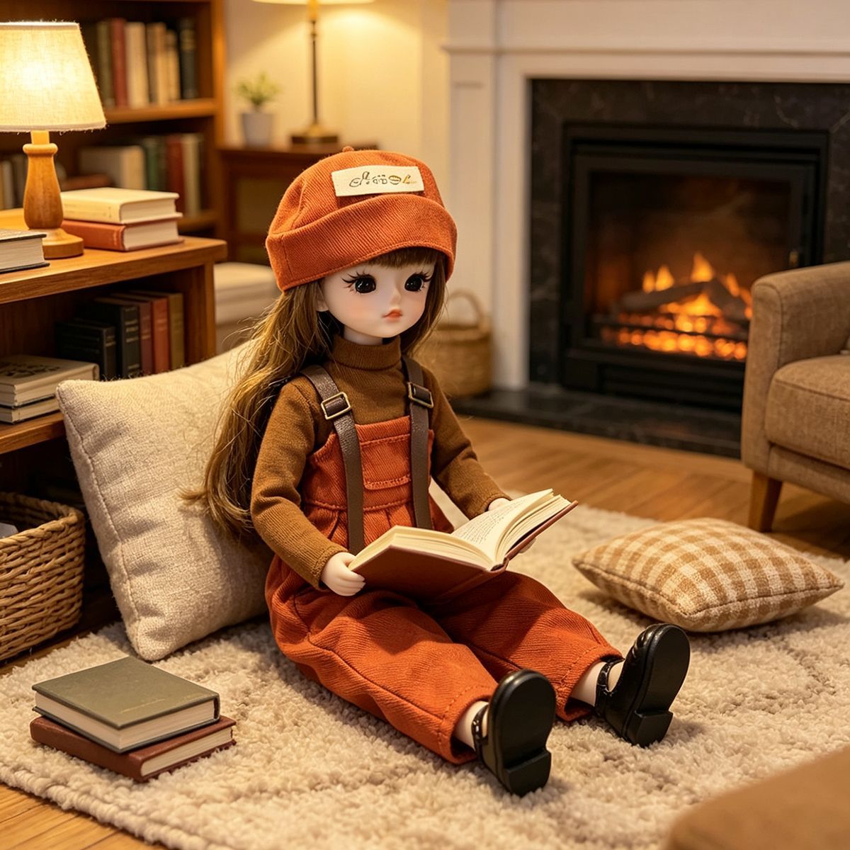 Winter Fluffy Bjd Doll Outfit  - Winter Clothing Earmuffs review and price