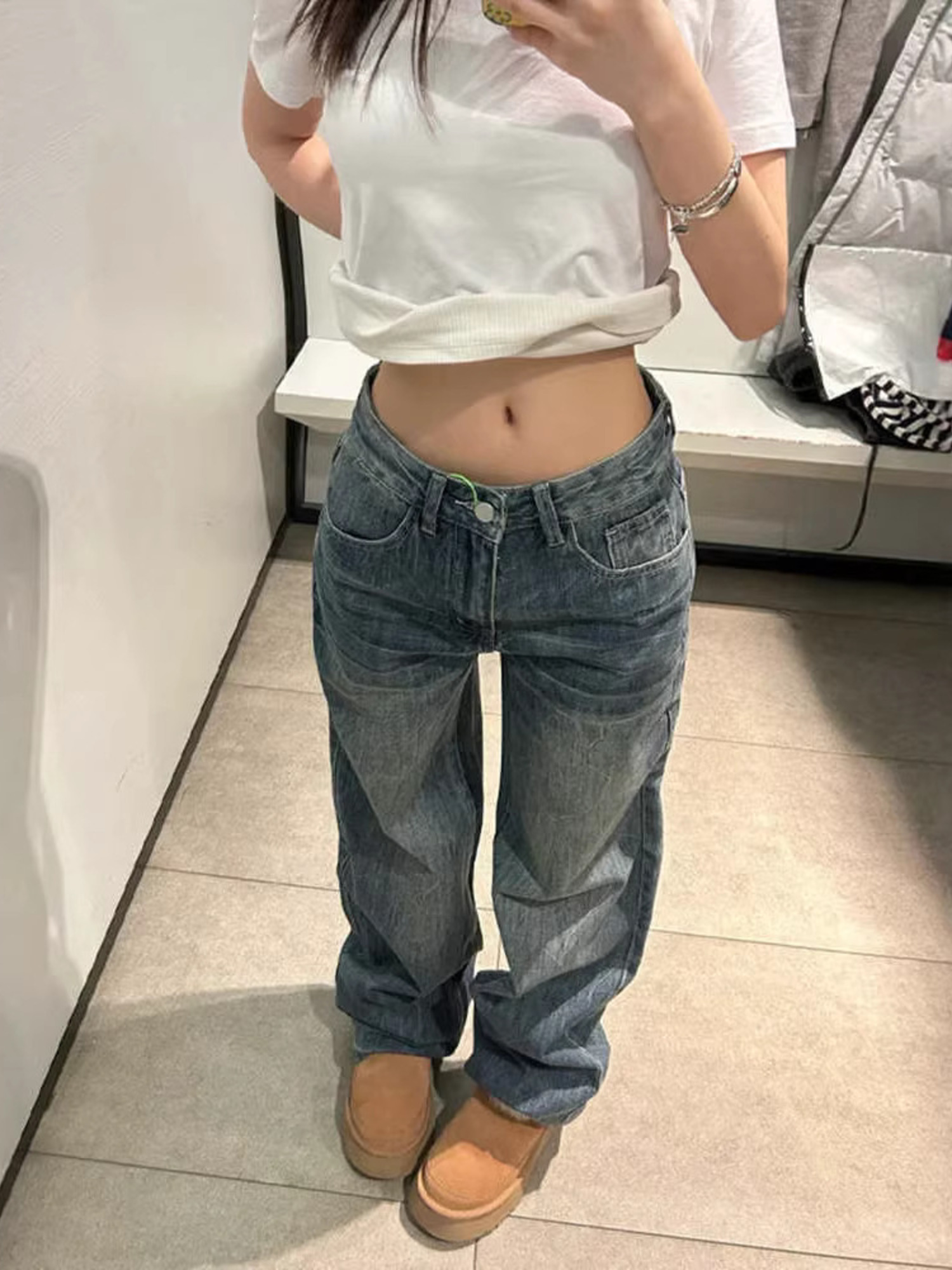 Women's Y2K Baggy Jeans Low Ri - Y2K Winter Clothing review and price
