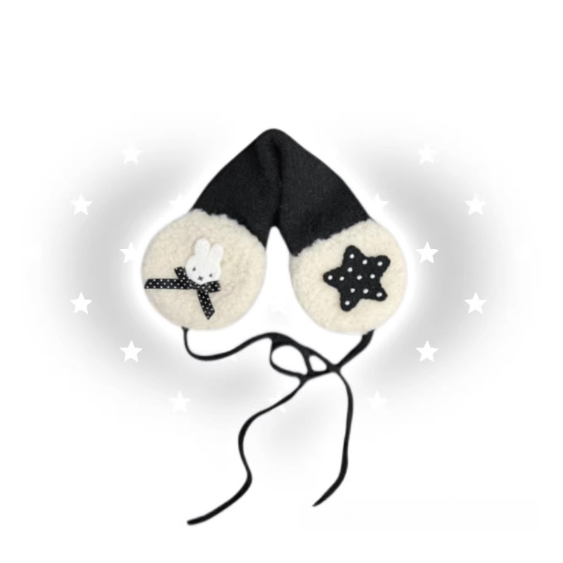 Miffy Kawaii Anime Cartoon Rab - Winter Clothing Earmuffs review and price