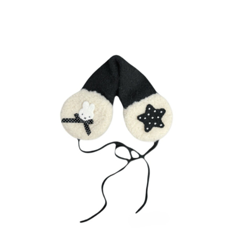 Miffy Kawaii Anime Cartoon Rab - Winter Clothing Earmuffs review and price