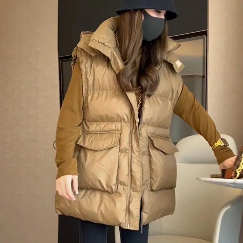 Women Winter Down Cotton Vest  - Down Vest Ultralight review and price