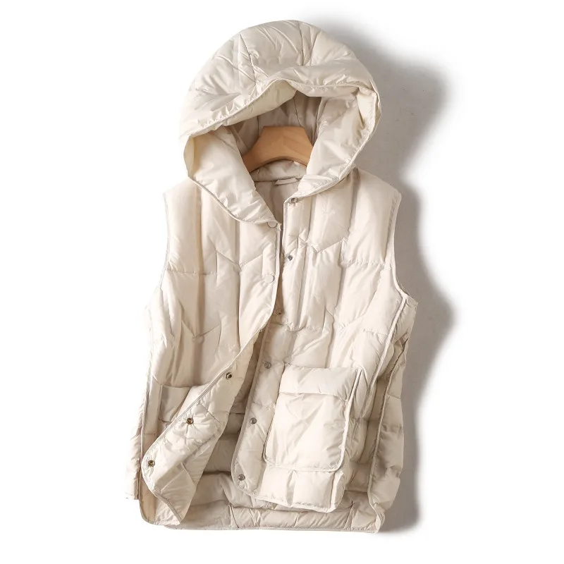 2025 New 90%  White Duck Down  - Down Vest Ultralight review and price
