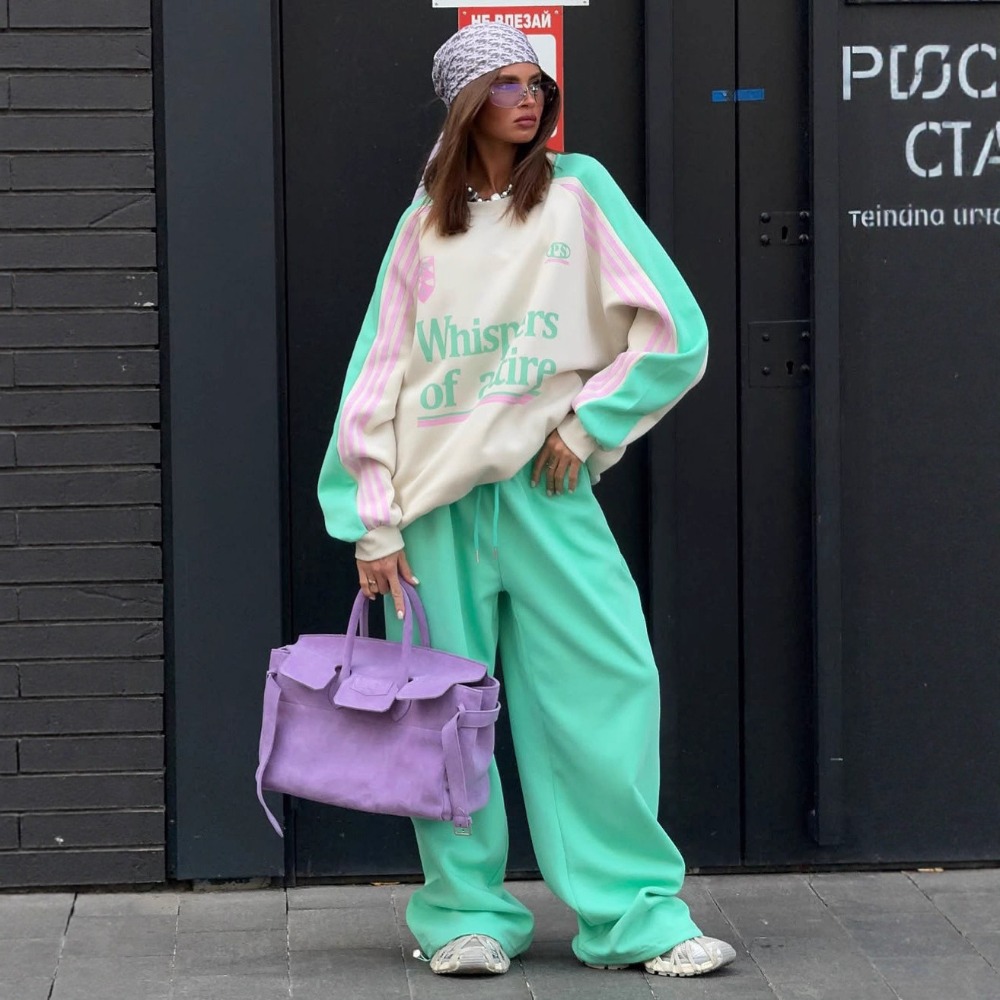 Fashion Contrasting Sweatshirt - Y2K Winter Clothing review and price