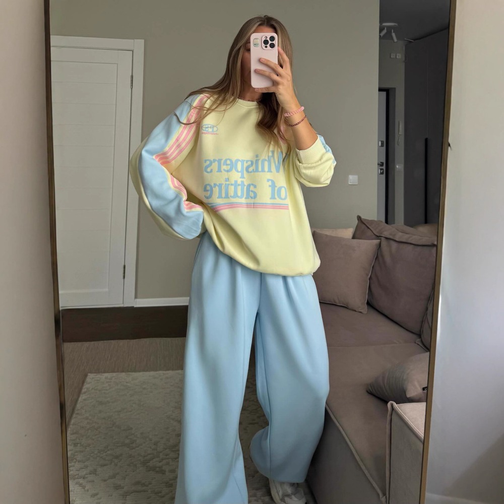 Fashion Contrasting Sweatshirt - Y2K Winter Clothing review and price