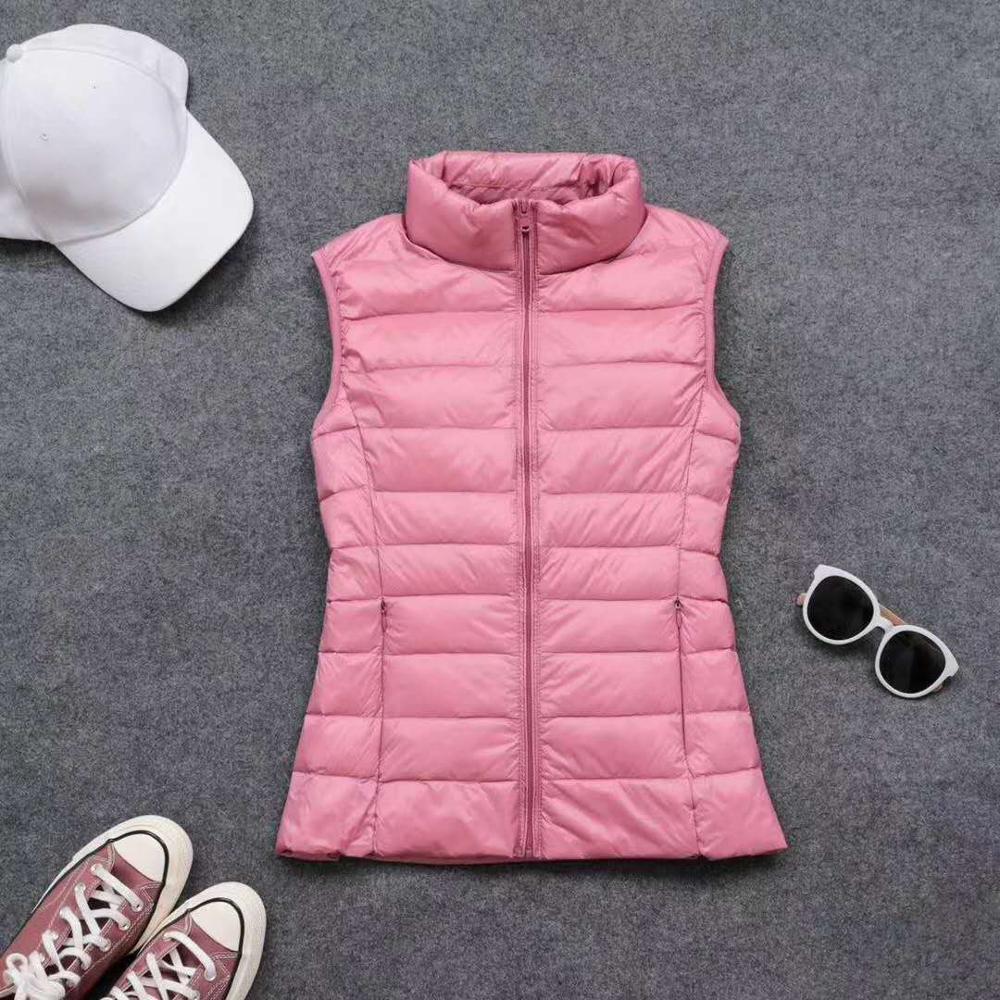 Spring autumn women 90% white  - Down Vest Ultralight review and price